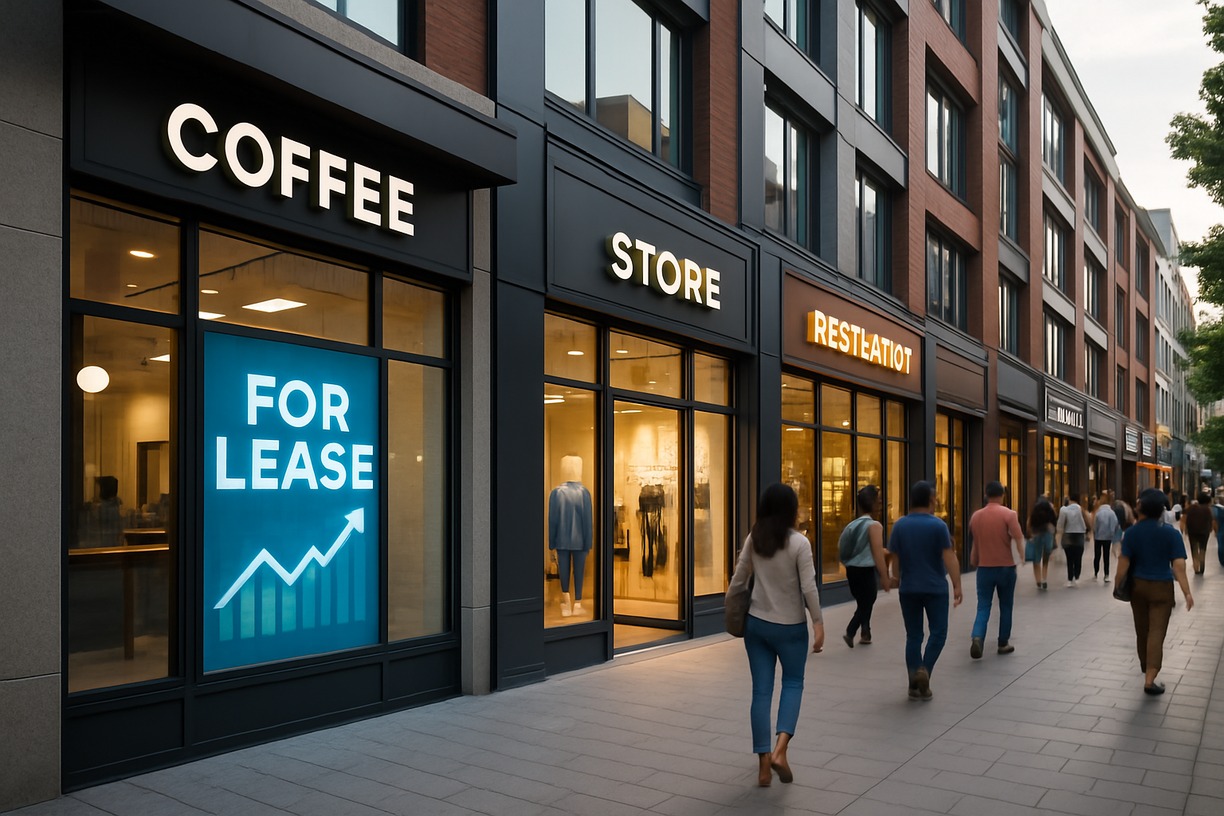 Modern commercial building